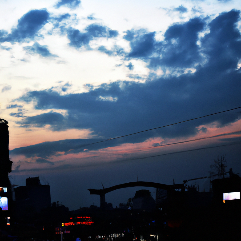 Silhouette of a photographer metering soft evening light on a city street, emphasizing exposure discipline